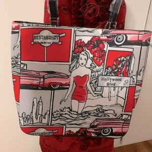 Vintage print bag
